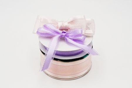 Романтический набор прозрачных лент розово-фиолетового цвета_C3-1499